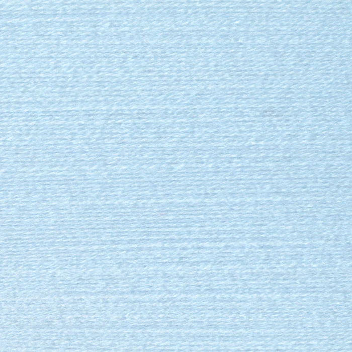 Baby Soft 105 Little Boy Blue. Acrylic and nylon from Lion Brand Yarns.